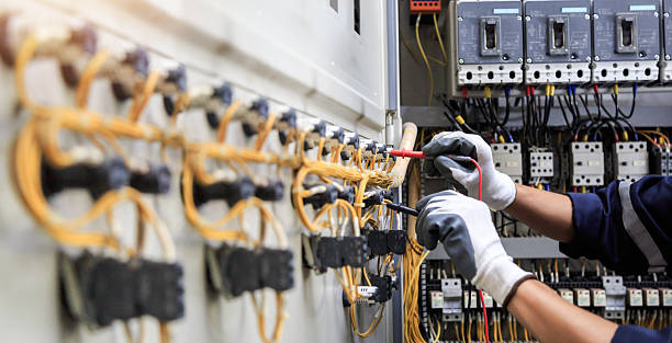 Professional Electrician technician working in Seville, OH